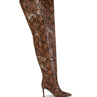 Let’s Get High| Faux Snakeskin Boot