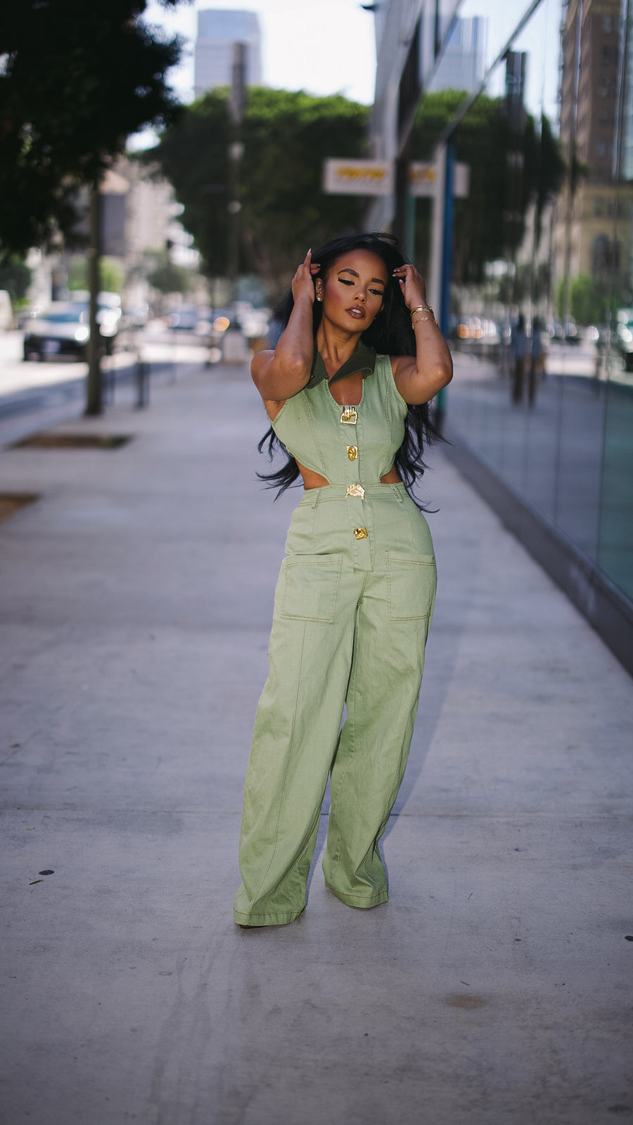 Jump On it | Button Up Jumpsuit