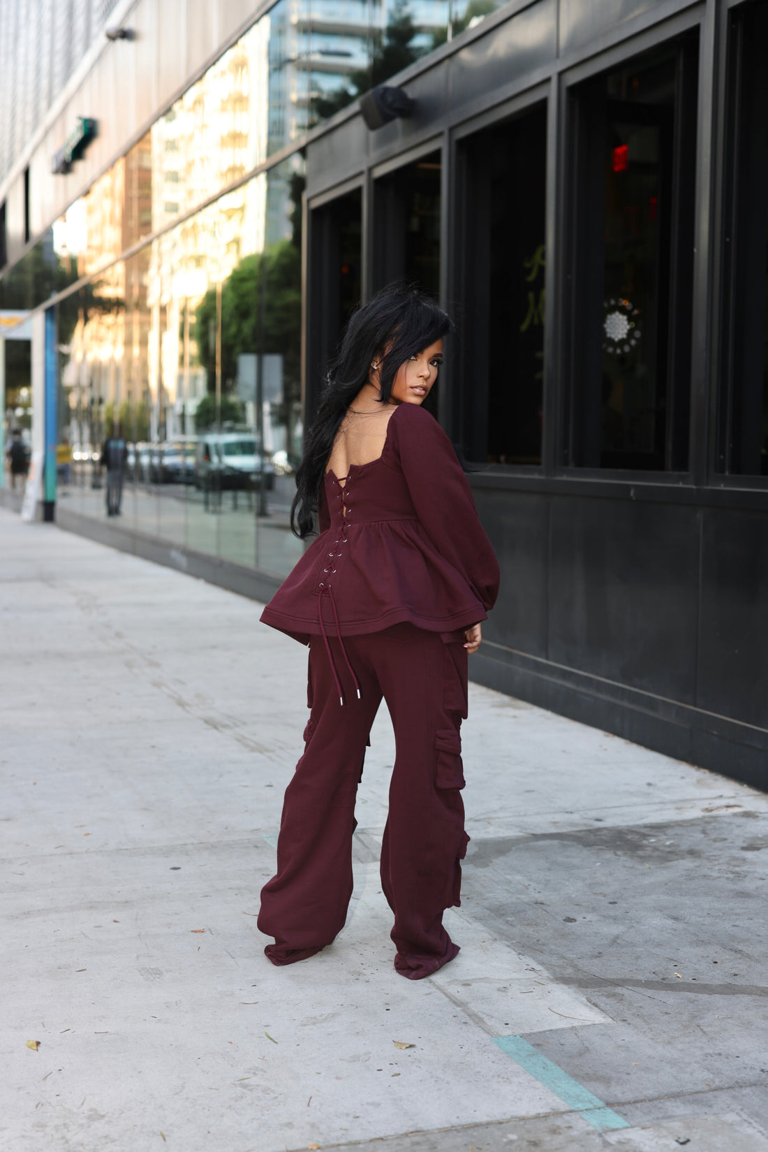 Peppy Baby II | Peplum Pant Set Long Sleeve Estimated Ship 10/30-11/15