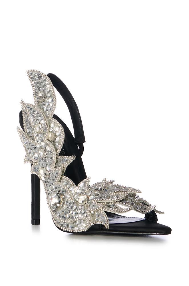 Go Cinderella| Rhinestone Slingback Sandal