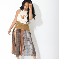 Cinnamon Apple  |Plaid Skirt