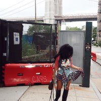 Run the Streets | Denim Plaid Skirt