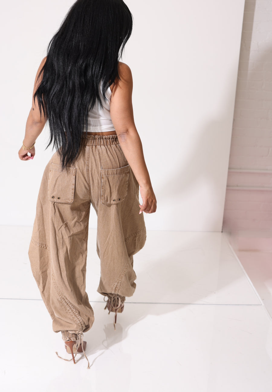 Impress Me | Khaki Denim Pants