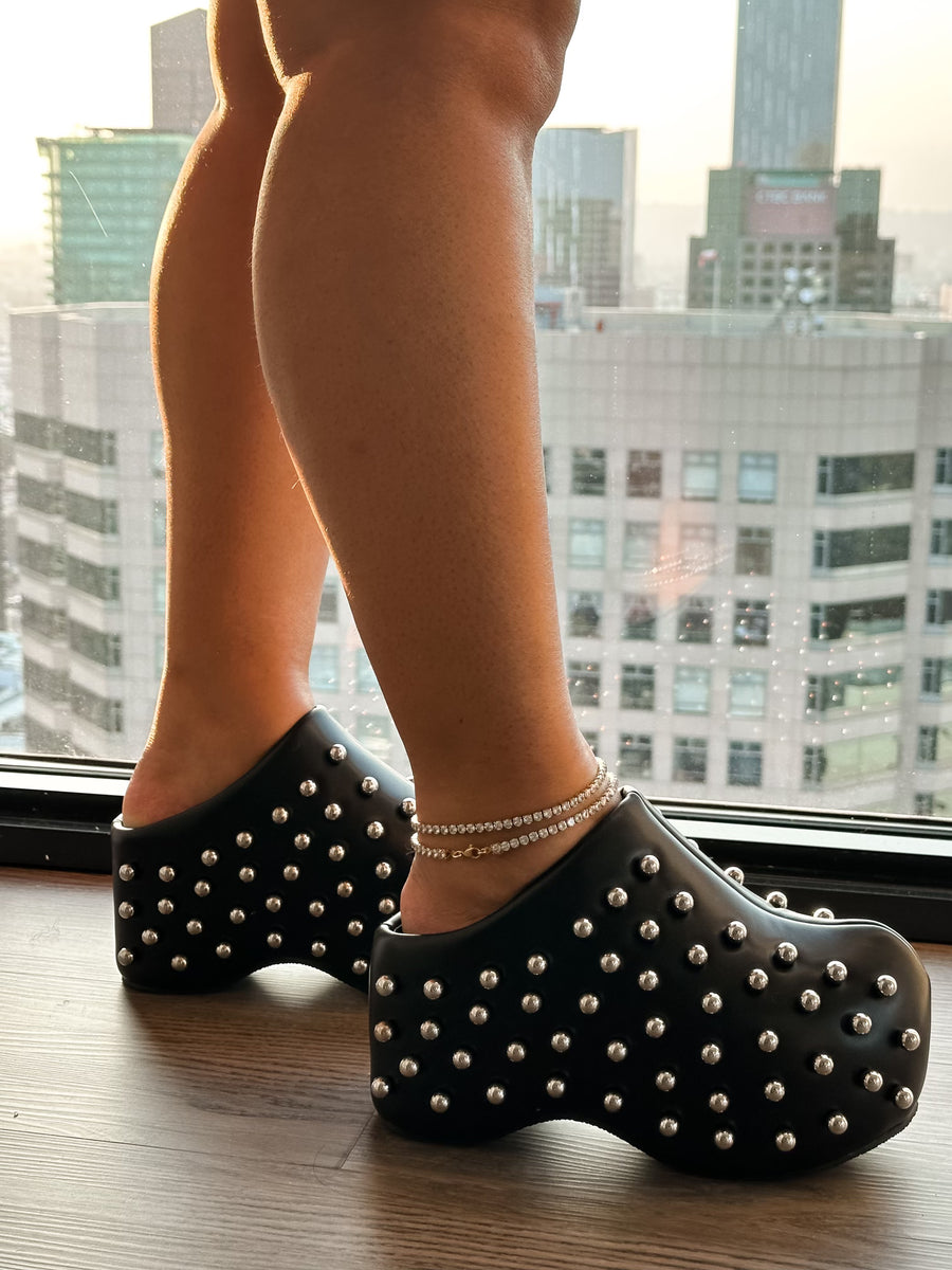 Stomp It Out | Embellished Clogs