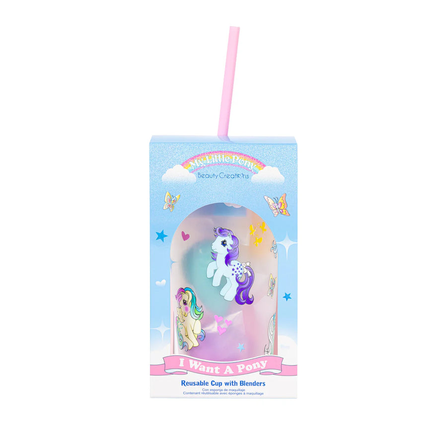 BEAUTY CREATIONS X MY LITTLE PONY "I WANT A PONY" REUSABLE CUP WITH BLENDERS