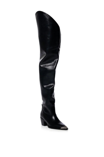 Giddy Up | Thigh High Western Boot